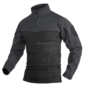 Camisa táctica deportiva de secado rápido de verano para hombre, ropa de entrenamiento deportivo informal para correr al aire libre, camiseta táctica estampada - Product Image 5