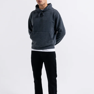 Sudaderas con capucha de alta calidad, extragrandes, con logotipo bordado, unisex, lisas, 100% algodón, para hombre - Product Image 3