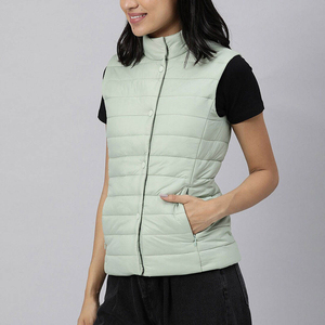 Men's New Trending Casual Winter Puffer Vest Gilets Warm Waistcoats with Sleeveless Design Knitted Fabric Streetwear Outerwear - Product Image 4