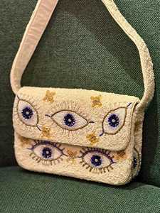 Bolso de Mano Impermeable con Cuentas de Lujo, Forma de Sillín, con Correa y Cierre, para Uso Diario de Mujeres, Capacidad de hasta 1L - Product Image 5
