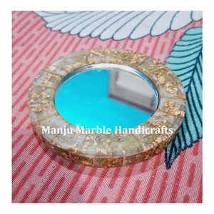 Nouveauté 2026 : Miroirs polis en pierre de lapis-lazuli bleu pur faits à la main pour la vente et la vente en gros - Product Image 5
