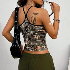 Camiseta sin mangas de verano 2026 personalizada, formal, ajustada, transpirable, de alta calidad, estilo urbano, para mujer, venta al por mayor OEM - Product Image 3