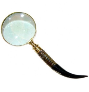 Lupa de Metal de cristal de ojo Vintage 2025, artesanía india de alta calidad con nuevo diseño, aspecto antiguo de bronce, venta al por mayor - Product Image 2
