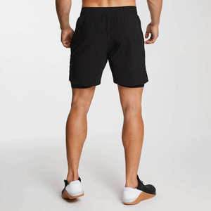 Pantalones cortos de gimnasio de secado rápido para hombre, pantalones cortos deportivos de verano para entrenamiento, fitness, ropa deportiva con cintura elástica, suministro de fábrica. - Product Image 2