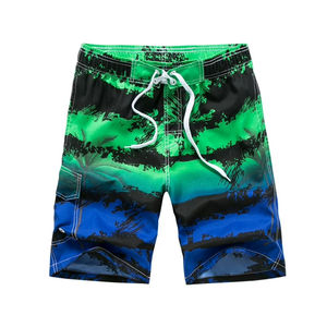 Shorts de bain pour hommes surdimensionnés, sublimation de haute qualité, vêtements de plage personnalisés OEM, shorts de bain à taille élastique pour hommes - Product Image 1