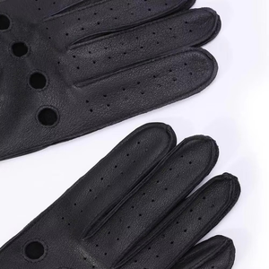 Wholesale Custom Design Breathable Leather Driving Gloves Factory-Made Lightweight Wrist-Length Retro Style Eco-Friendly - Product Image 5