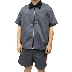 Custom Manufacturer Embroidered Men's Set <b>Zip</b> <b>up</b> Summer Nylon Two Piece Windbreaker Short Set Men Sweat Suit - Product Image 5