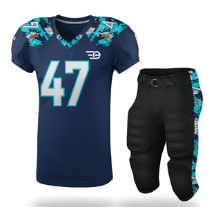 Uniforme de football américain pour activités de plein air, tissu doux au toucher, qualité durable pour les séances d'entraînement et les matchs de compétition - Product Image 1