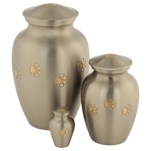 Urna Funeraria de Cerámica y Latón Personalizable de Estilo Americano para Cenizas Humanas con Acabado Antiguo - Product Image 5