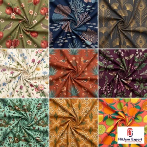 Tissu en coton imprimé numérique de qualité supérieure, fabricant de textiles OEM ODM, fournisseur de tissus sur mesure pour vêtements de mode et articles ménagers - Product Image 6
