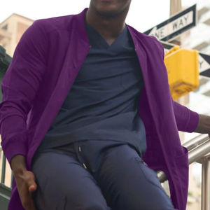 Veste d'uniforme médical personnalisée pour hommes, extensible, pour infirmiers, à prix abordable - Product Image 2