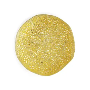 Plateau de service en cuivre martelé, plateaux décoratifs en acier inoxydable pour desserts, plateaux à fruits empilables en métal, fabrication sûre par Zahid Exports, finition plaquée. - Product Image 4