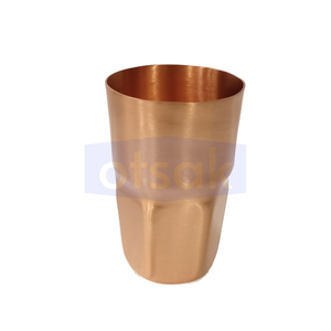 Gobelet en cuivre moderne et écologique, durable, grande capacité, portable, pour l'hydratation quotidienne, le bien-être, la maison et les mariages - Product Image 1