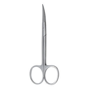 Tijeras Iris de 4.5 Pulgadas, Curvas, de Acero Inoxidable, Instrumento Quirúrgico, Dental y Veterinario, Herramienta Reutilizable de Precisión - Product Image 6