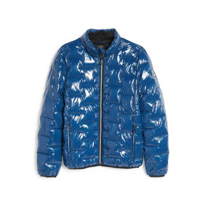 Premium Quality Custom Made Men's Shiny Puffer <b>Jacket</b> High Quality Windproof Zipper Closure Casual Winter Outerwear Puffer Coat - Product Image 5