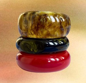 Vintage Amber Glass <b>Bangle</b> <b>Bracelet</b> Unisex Gift Jewelry Lampwork Style Resin <b>bangle</b> <b>bracelets</b> for women jewelry <b>bangles</b> for girl - Product Image 6