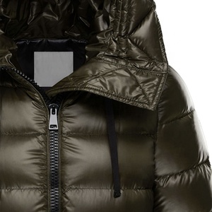 Veste d'hiver longue et brillante matelassée, imperméable et respirante, de haute qualité, personnalisée et imprimée, pour femmes, très vendue - Product Image 2