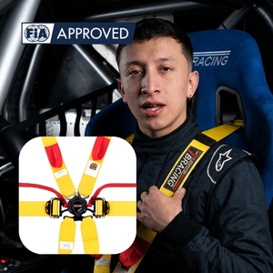 Ceinture de course haute performance SPORT PLUS 3 homologuée FIA 8853 2016, sangle de 50 mm, logo personnalisé, service de production OEM ODM - Product Image 3
