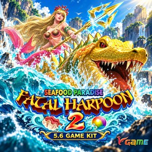 Seafood Paradise Fatal Harpoon 2 5.6 Kit logiciel de jeu pour 4, 6, 8 ou 10 joueurs pour projets d'arcade - Product Image 1