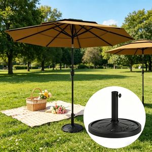 Base per Ombrellone da Giardino/Patio da 2,7 m (10 piedi) in Poliestere per Esterni, Cortili, Giardini e Palestre - Product Image 1