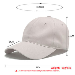 Custom Embroidery Logo Soft Top Sports Caps Wholesale High Quality Unstructured Cotton Solid Plain Golf <b>Hat</b> Baseball Cap for Man - Product Image 2
