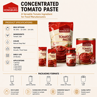 Boîte d'emballage multicouche aseptique en forme de brique pour pâte de tomate, vente en gros directe d'usine, pureté à 100 %