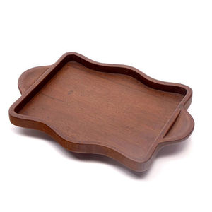 Plateau de service en bois léger de qualité supérieure, modèle 19, pour servir des aliments, des boissons, du café, du thé, du jus, des collations lors de fêtes - Product Image 5