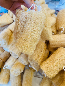 ฟองน้ำใยบวบธรรมชาติแบบขายส่ง ออร์แกนิค สำหรับทำความสะอาดผิวกาย ใช้ขัดตัวในห้องอาบน้ำและฝักบัว - Product Image 5