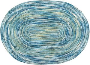 Tapis ovale en jute moderne et confortable pour usage quotidien, écologique, fait main, doux, durable, idéal pour les espaces intérieurs, salons, livraison mondiale - Product Image 4
