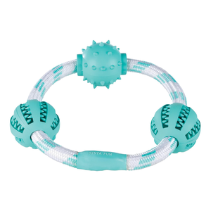 Denta Fun Anneau en Corde avec Balles 20 cm Jouet à Mâcher pour Animaux de Compagnie - Product Image 2