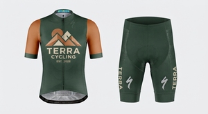 Traje de Ciclismo Transpirable, Jersey Deportivo, Pantalones Cortos con Acolchado Ergonómico, Ropa de Ciclismo de Carretera, Ligero, Cómodo y de Alto Rendimiento - Product Image 4