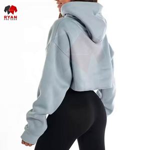 Ryan Pro Gear – Nouveaux sweats à capuche pour femmes, crop top respirant et élégant, couleur personnalisée, grandes tailles, services OEM et ODM - Product Image 2