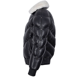 Chaqueta acolchada con capucha para hombre, a prueba de viento, para invierno, con logotipo personalizado OEM ODM, para exteriores. - Product Image 3
