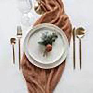 ผ้าโปร่งสไตล์โบฮีเมียนผ้าปูโต๊ะงานแต่งงานงานปาร์ตี้ตกแต่งโต๊ะผ้าชีสสีตามสั่ง - Product Image 6