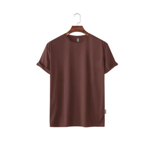 T-shirt en coton pour homme, décontracté, manches courtes, col rond, doux et confortable, à porter tous les jours, tendance estivale - Product Image 3