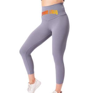 Leggings de Yoga Personalizados con Cintura Media, Elásticos, Suaves, Sin Costuras, Coloridos, para Mujer, Fitness, Casuales, Spandex/Nylon, Ecológicos - Product Image 1