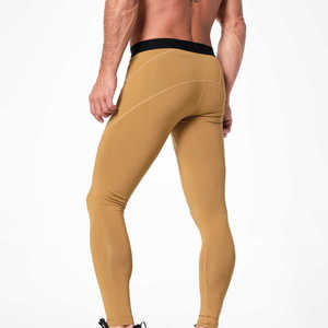 Leggings de compression pour hommes, extensibles, pour la course à pied et le fitness, respirants, à séchage rapide, pantalons de sport, OEM personnalisés - Product Image 2