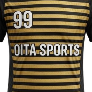 Maillot de handball rayé noir et jaune pour hommes, à manches courtes, en polyester, pour l'entraînement et les matchs sportifs, uniforme d'équipe - Product Image 6