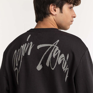 Sweat-shirts à capuche unisexe avec logo personnalisé brodé de haute qualité 220gsm polaire lourde polyester/coton surdimensionnée pour hommes - Product Image 2