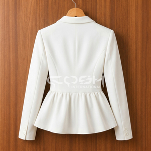 เสื้อเบลเซอร์สีขาวสำหรับผู้หญิง แบรนด์ Cosh International Greek Apparel Wholesale  เหมาะสำหรับชุดทำงาน ชุดนักศึกษาหญิง  ทันสมัย ระบายอากาศได้ดี - Product Image 4