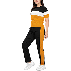 Nouveau design de survêtement, vente chaude, articles de sport d'été, survêtements élégants pour femmes à manches longues, ensemble pantalon deux pièces, design personnalisé - Product Image 4
