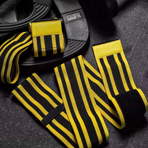 Manchons de soutien pour coudes et genoux avec logo personnalisé, pour haltérophilie, entraînement croisé, fitness, soutien pour squats, manchons de gym - Product Image 5