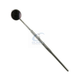Miroir buccal dentaire à manche creux en acier inoxydable, loupe professionnelle pour l'examen et le nettoyage des dents, outil de clinique OEM - Product Image 2