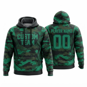 Custom Polyester Sublimation <b>Hoodie</b> Moisture Wicking Pullover <b>Hoodie</b> for Fitness <b>Running</b> and Training - Product Image 1