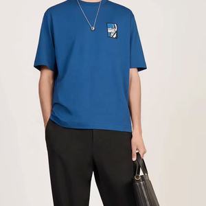 Camiseta personalizada de alta calidad para hombre, de secado rápido tela transpirable, impresión por sublimación personalizada corta de gran tamaño - Product Image 1