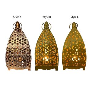 Farol Colgante Marroquí, Farol de Metal Retro Vintage para Decoración del Hogar y Ambiente - Product Image 6