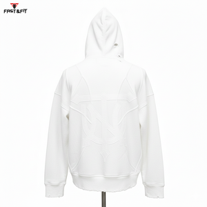 Wholesale Cotton Pullover Custom Logo Drop Shoulder High Quality hoodies men men's hoodies Fashion Men Hoodies in Low Price - Product Image 4