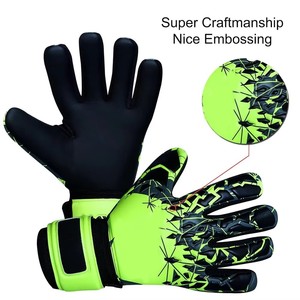 Match Grip Youth Adult Goalkeeper Gloves Latex Palm Finger Protection Soccer Goalie Gloves <b>Custom</b> <b>Logo</b> OEM - Product Image 4