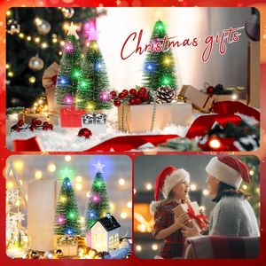 4 Pack Tabletop LED Christmas <b>Tree</b> with <b>Lights</b> Indoor Christmas Decorations for Holiday Party Ornament Christmas <b>Trees</b> - Product Image 3