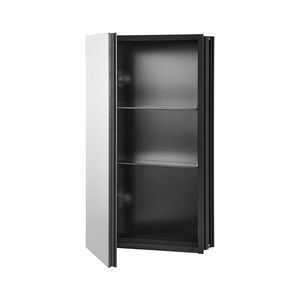 Armadietto Portamedicinali 14 X 24 Pollici con Specchio da Bagno a Parete con Cornice in Alluminio, 2 Ripiani Regolabili, Elegante Arredo Bagno - Product Image 1